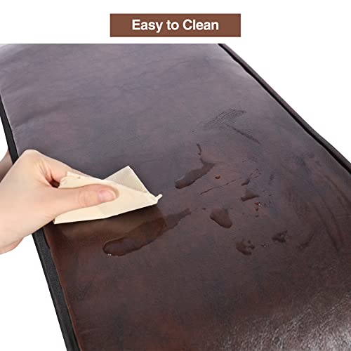 Stonehomy Pet Sofa Bed For Small Dog And Cats, Leather/Linen Dog Couch Bed With Removable Washable Cover & Stable Wooden Fame, Easy To Assemble #TOP5