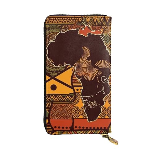 Long sac à main de voyage en cuir avec grand porte-cartes zippé