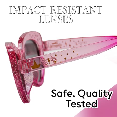 Sun-Staches Disney Princess Sunglasses - Stylish, Comfortable & Durable UV-Protection for Kids With Soft Carrying Case - Officially Licensed for Girls2