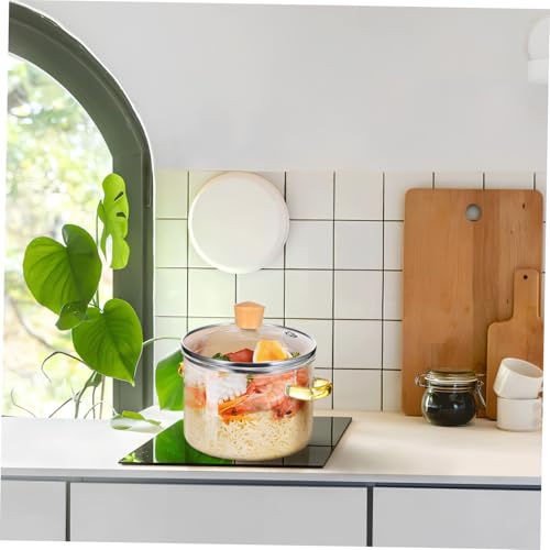 Marmite verre feu direct résistant pour cuire sans coller et sans odeur - 4