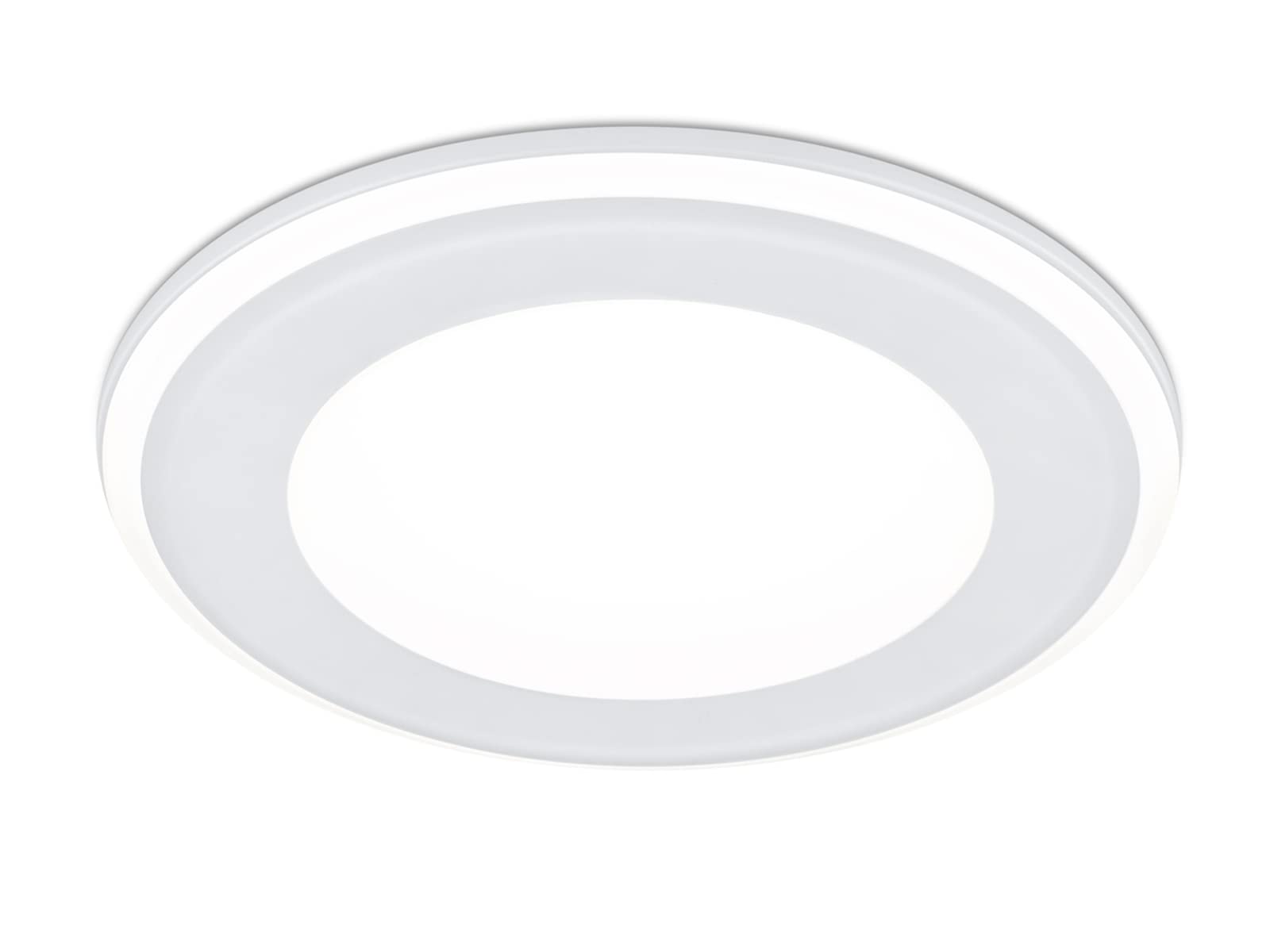 Trio Leuchten Aura 652410131 Recessed LED Light with 10 Watt LED Plastic White