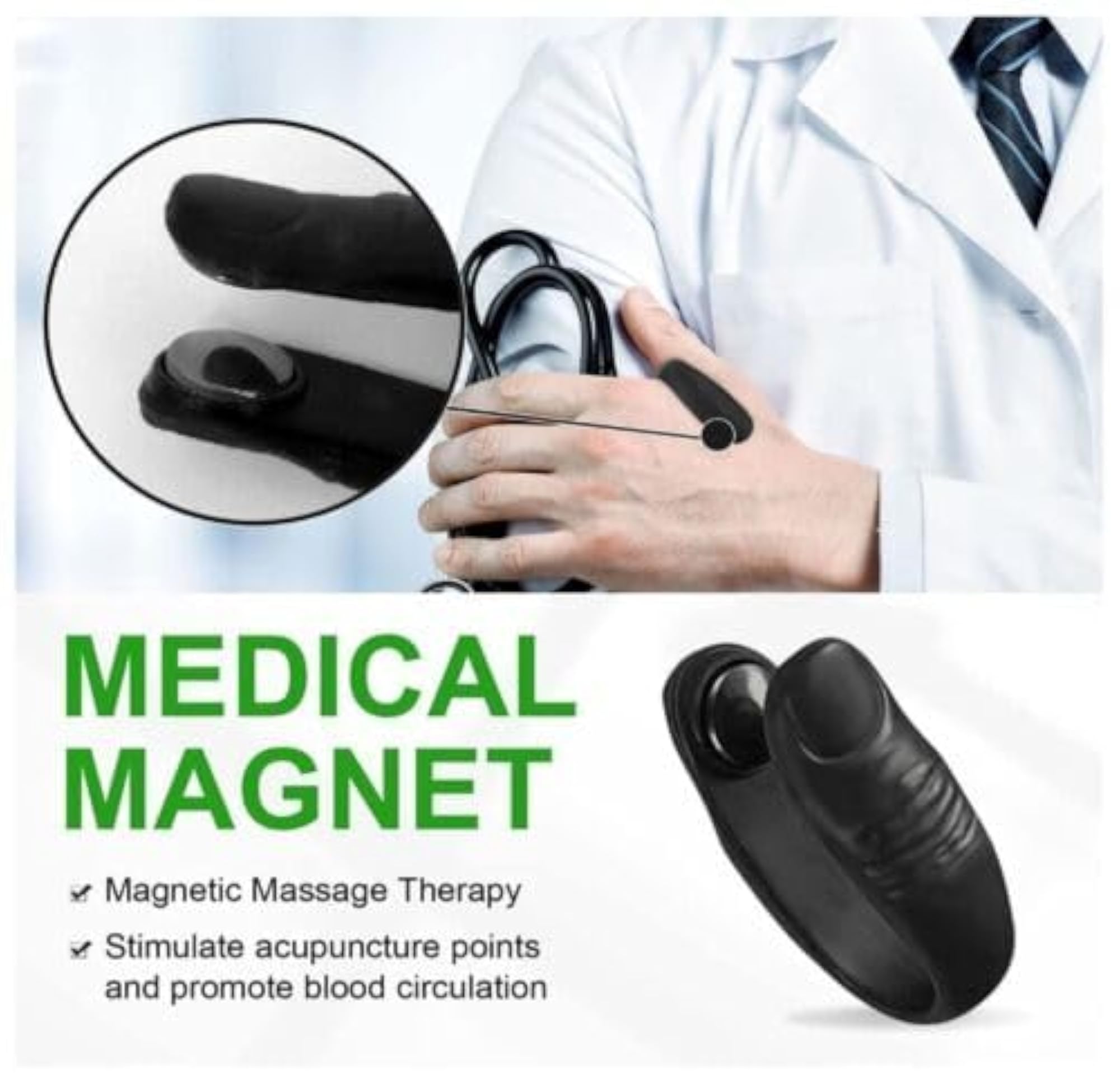 Acupressure Hand Pressure Point Clip for Headache Relief