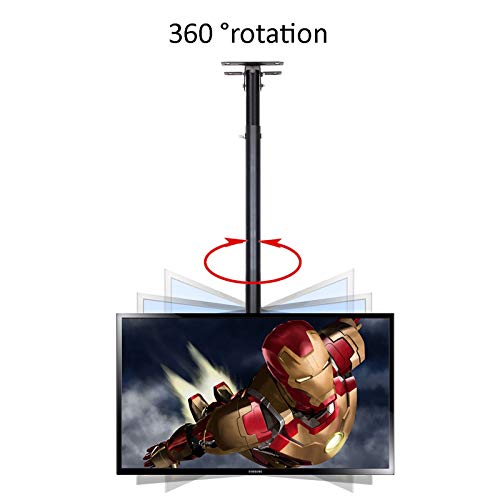 Support TV inclinable et orientable pour éliminer les reflets sur écran 40-70 pouces - 7
