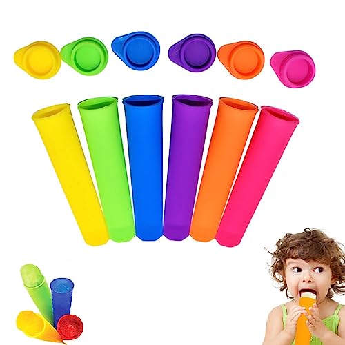 Stampi Ghiaccioli Silicone,Stampo per Gelato,Stampi per Ghiacciolo in Silicone con