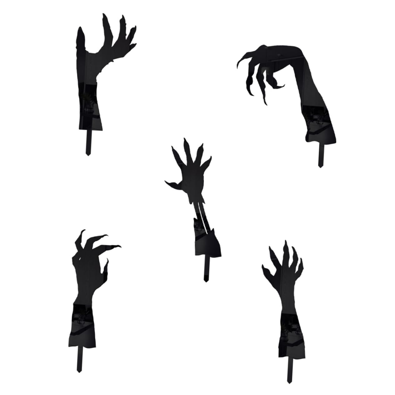 Décorations de jardin Halloween effrayantes : lot de 20 pièces pour extérieur