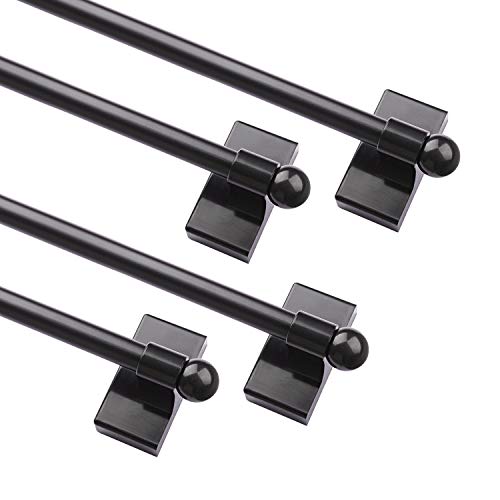 Multi functional hanging pole，Magnetic Curtain Rods for Metal Doors，No tools