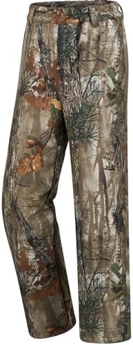 NEW VIEW Womens Camo Hunting Pants, Warm Fleece Lined Hunting Trousers, Lightweight Hunter Pants for Deer Duck Turkey Hunting