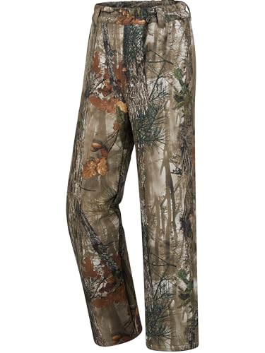 NEW VIEW Womens Camo Hunting Pants, Warm Fleece Lined Hunting Trousers, Lightweight Hunter Pants for Deer Duck Turkey Hunting
