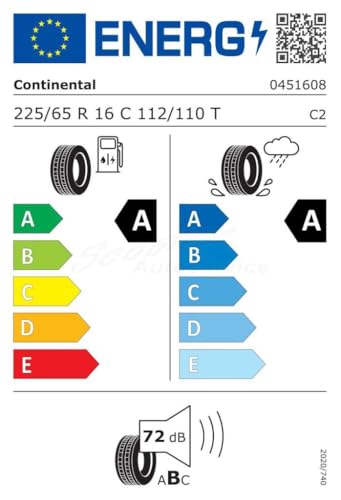 Continental Vancontact Eco - 225/65R16 112T - Pneumatico Estivo - 2
