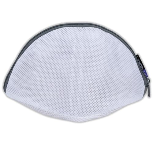 Laundry 360 XL Mesh Bra Wash Bag for Delicates White Color | Sanitized Multi-Bra Laundry Bag 9.8x6.7x7.7 | Premium Lingerie Protection | Washing Machine Safe
