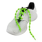 Kobert-Goods Lacets élastiques auto-nouant avec noeuds pour chaussures de sport, d'enfants, pour hommes et femmes, femmes enceintes, etc. - - Vert pomme,