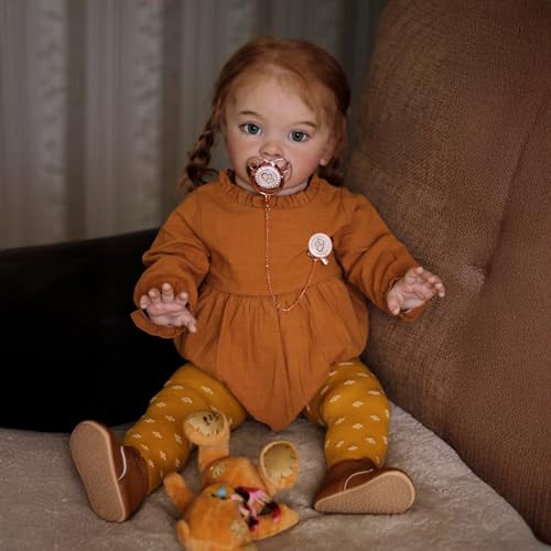 Muñeca bebé realista Reborn de 26 pulgadas con cuerpo de tela miniatura 5