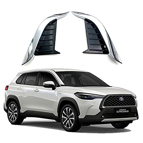 ZWMBAOR Luminária de neblina frontal para sobrancelha, moldura da pálpebra, para T-oyota Corolla Cro