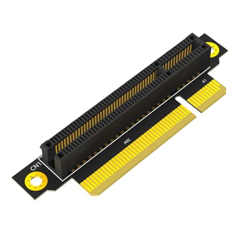 Tarjeta elevadora PCIE de 20 mm de 8 x 90 grados inversa macho a hembra, PCIE 8X a 8X, adaptador de tarjeta de conversión para servidores 1U