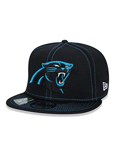 BONE 9FIFTY NFL ON-FIELD COLECAO SIDELINE CAROLINA PANTHERS ABA RETA SNAPBACK PRETO New Era
