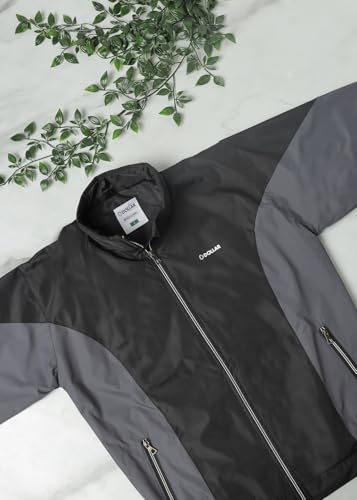 Image of Dollar Men's Polyester Colourblock Windcheater Jacket With Zipper Pockets