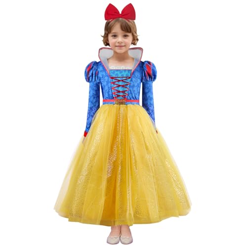 keaiyouhuo Disfraz de princesa para niñas, disfraz de princesa, d...