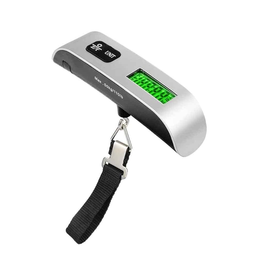 Luggage Scale,Portable Digital Hanging Scale，110 Lbs Digital Hanging Luggage Scale with Backlight for Travel, Rubber Paint Handle Weighing Weighing
