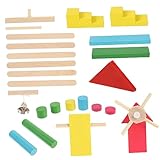Jouets pour enfants : utilisez des blocs de construction pour guider la vie des enfants et les aider à gravir une échelle plus élevée à l'avenir, en construisant des dominos