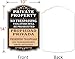 2 Pack Private Property No Trespassing Violators Will Be Prosecuted Bilingual Signs 10 x 14 inches Private Property Signs No Trespassing Signs Metal Reflective Sturdy Rust Aluminum Easy to Install