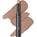 FOCALLURE Shimmer and Matte Cream Eyeshadow Stick,Smooth Brilliant Eye Brightener Pencil,High Pigmen
