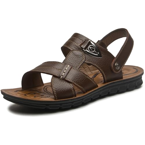 WUIWUIYU Mens' Big Boys' Casual Sandals Open Toe Summer Flats Water Beach Slippers Stream-Treakking Shoes2