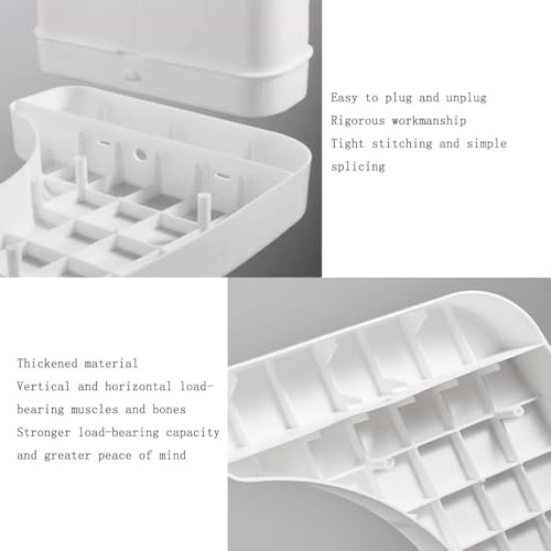 Tabouret de bain blanc pour soutien des hémorroïdes et transit - 3