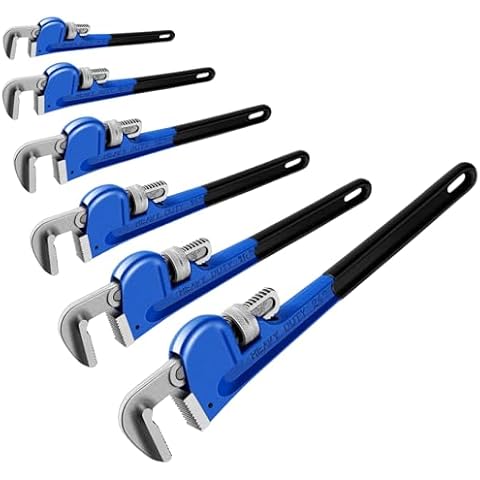 Gisafai 6 Pack Pipe Wrench Set Cover