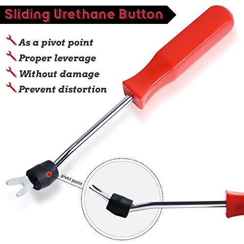 Image of OTUAYAUTO Plastic Fastener Remover - Universal Automotive Clip Removal Tool for Cars, Trucks, SUVs, ATVs and All Vehicles