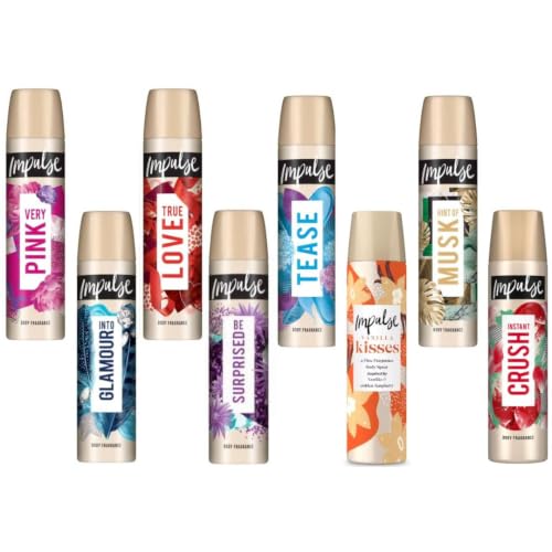Image of Impulse Variety Bundle Set Body Fragrance Spray 75ml (Random - 4 Pack)