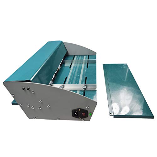 18 Inch Electric 3-in-1 Scorer Perforator Paper Creasing Machine Scoring Creaser Cutting Creasing Perforating with Cutting Perforating Blade as Free Gift