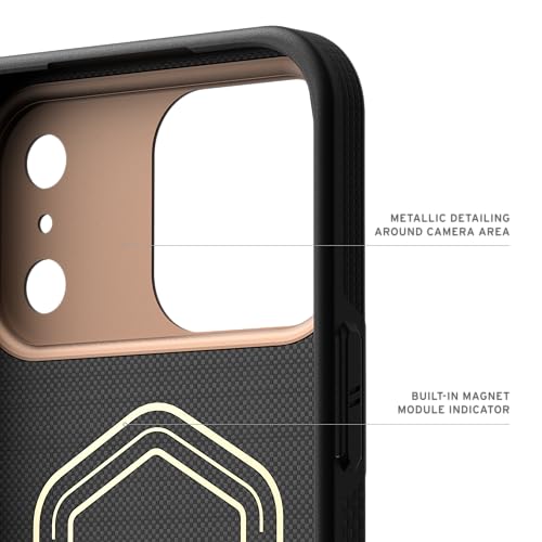 Image of Urban Armor Gear UAG Fibr Armr Magnetic Compatible, Kevlar Fiber Military Grade Protective Case /Cover Designed for iPhone 17 Pro Max (2025) - Kevlar Graphite /Bronze