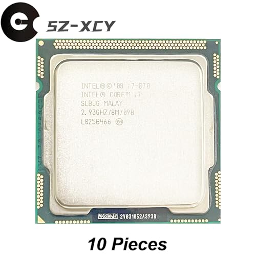 Processeur multithread i7-870 à 2.9 GHz avec cache 8M pour multitâche informatique