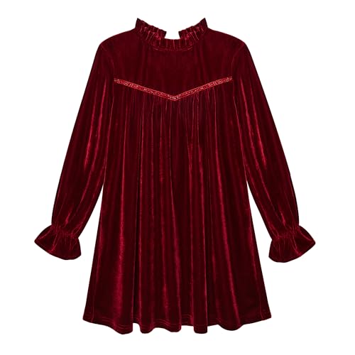 Toddler Girl Long Sleeve Christmas Dress Kids Cotton Casual Dress