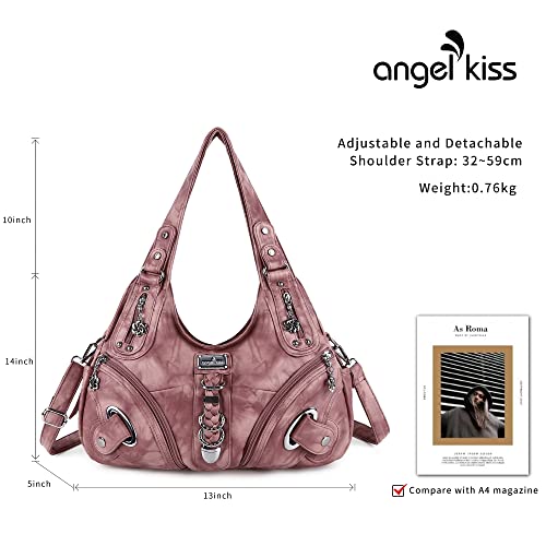 Image of Angelkiss Hobo Purses and handbags for Women Satchel Handbag Women Purses Large Daily Shoulder Bags