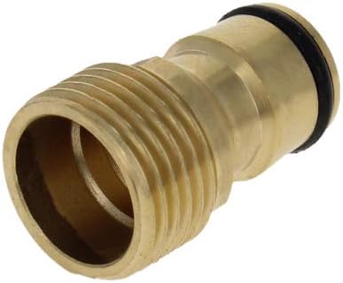 MroMax Garden Hose Quick Connect Brass Water Hose Fitting Connectors 1/2 PT Female Threaded Adapter Brass Tone 1pcs
