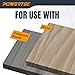 POWERTEC Edge Deck Screw Jig with 3 Board Spacing Options, and T15 Torx Bit, Hidden Fastener Deck Tool for Wood & Composite Decking (72184)