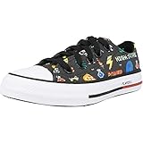 Low-top Converse Chuck Taylor All Star Ox Gamer Schwarz/Schwarz (Storm Wind/Black) Textil 34 EU