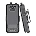 Wireless ProTech Case Compatible with Sonim XP5PLUS (XP5900) (Knob and No Knob Versions), Protective Case and Belt Clip Holster Combo with Kickstand and Screen Protector (Black)