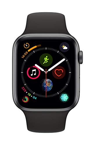 Image of Apple Watch Series 4 (GPS + Cellular, 44mm) - Space Gray Aluminum Case with Black Sport Band