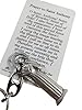 Trendzeen Saint Anthony Key Chain - with Laminated St Anthony Of Padua Prayer Card, The Lord's Prayer Card | Catholic Patron Saint Of Lost Things KeyChain Set | Total 3 Items #2