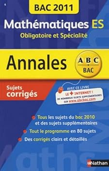 Hardcover ANNALES BAC 2011 MATHS ES OBLI [French] Book