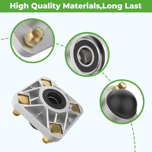 Image of 10L0L Golf Cart Front Wheel Hub Assembly W /Hub Bearing /Oil Seal /Dust Cover for Yamaha G2 /G8 /G9 /G14 /G16 /G19 /G22 /G29 Drive, Replace OEM# JG5-WF511-10-00,JG5-WF511-00 (Pack of 2)