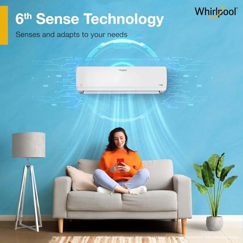 Image of Whirlpool 1.0 Ton 3 Star, Magicool Inverter Split AC (MAGICOOL 10T 3S INV CNV S5K1PP0, Copper, Convertible 4-in-1 Cooling Mode, HD Filter White)