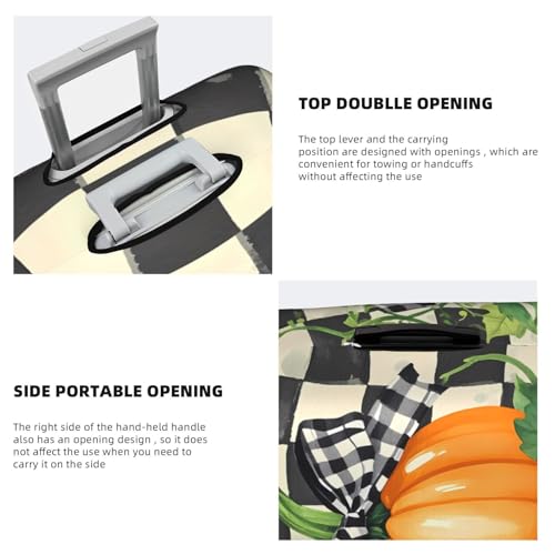 Travel Luggage Cover Fall Pumpkin Fashion Washable Baggage Suitcase Protector Fit For Luggage X-Large4