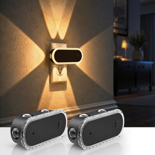 Image of L LOHAS LED Night Lights Plug into Wall 2-Pack, Dusk to Dawn