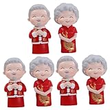 MAGICLULU 3 Sätze Großeltern Ornamente Dekorativ Papa Paare Jubiläum Verheiratet Hochzeit Für Dekorationen Ehemann-Frau-Figur Shui Paarfigur Kreative Paarverzierung Paar-Statue Harz