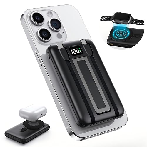 Portable Charger 22.5W High-speed Charging Built-in Cables,