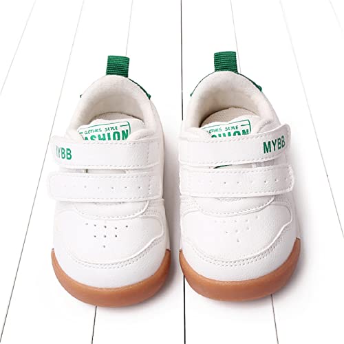 Baby Tennis Athletic Unisex Sneakers Infant Low Top Ankle Pu Leather Soft Rubber Sole Crib First Wal𝐤er Shoes3
