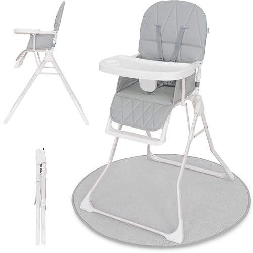 ib style Hochstuhl Baby Leno - Klappbar, Weiche Polsterung, Leicht zu...